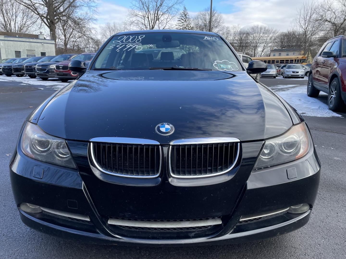 2008 black BMW 3-Series 328xi (WBAVC93568K) with an 3.0L L6 DOHC 24V engine, automatic transmission, located at 101 N. Main Street, Muncy, PA, 17756, (570) 546-5462, 41.207691, -76.785942 - Photo#4