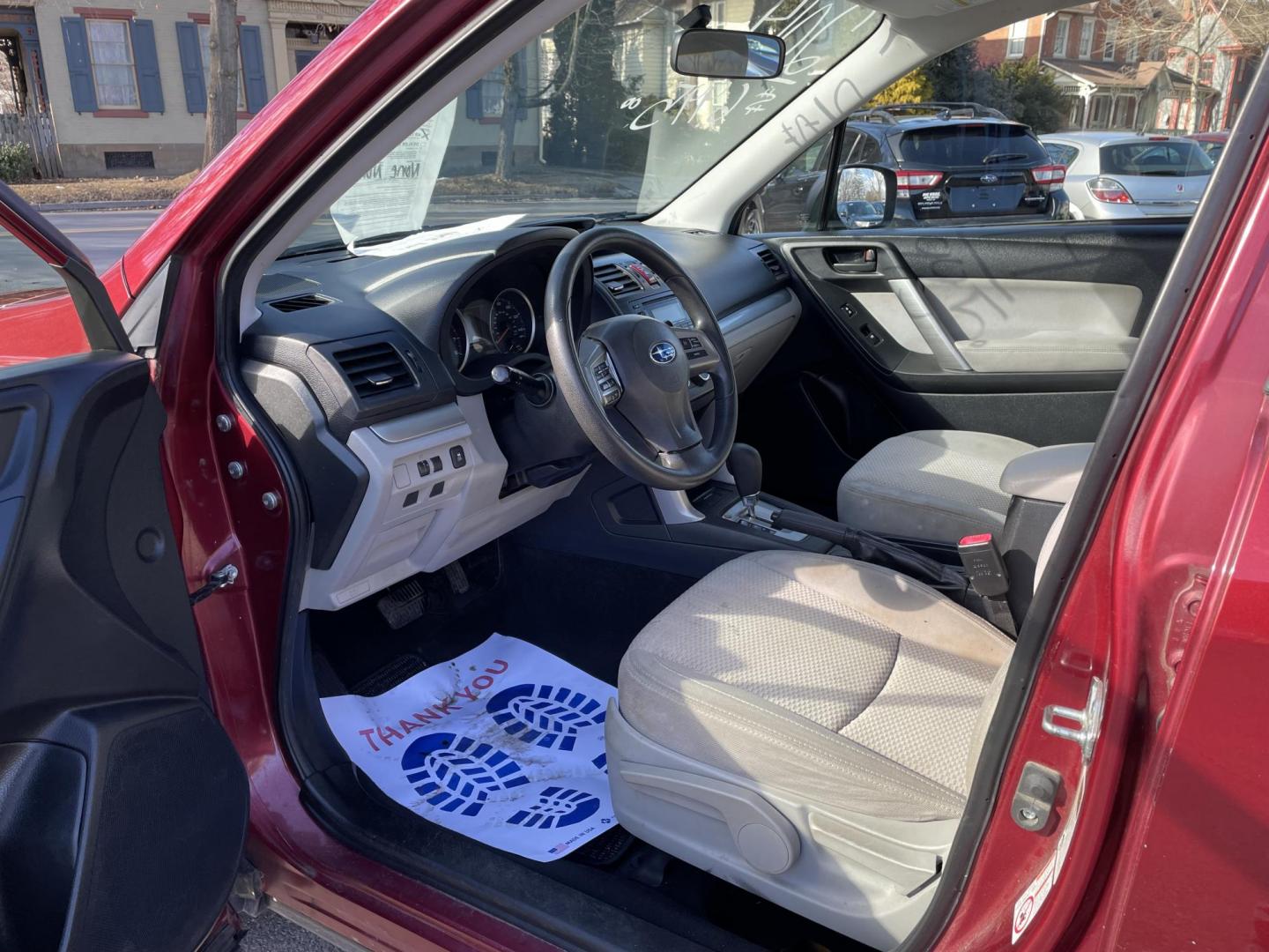 2014 burgandy Subaru Forester 2.5i (JF2SJAAC0EH) with an 2.5L H4 SOHC 16V engine, 6-Speed Automatic transmission, located at 101 N. Main Street, Muncy, PA, 17756, (570) 546-5462, 41.207691, -76.785942 - Photo#4