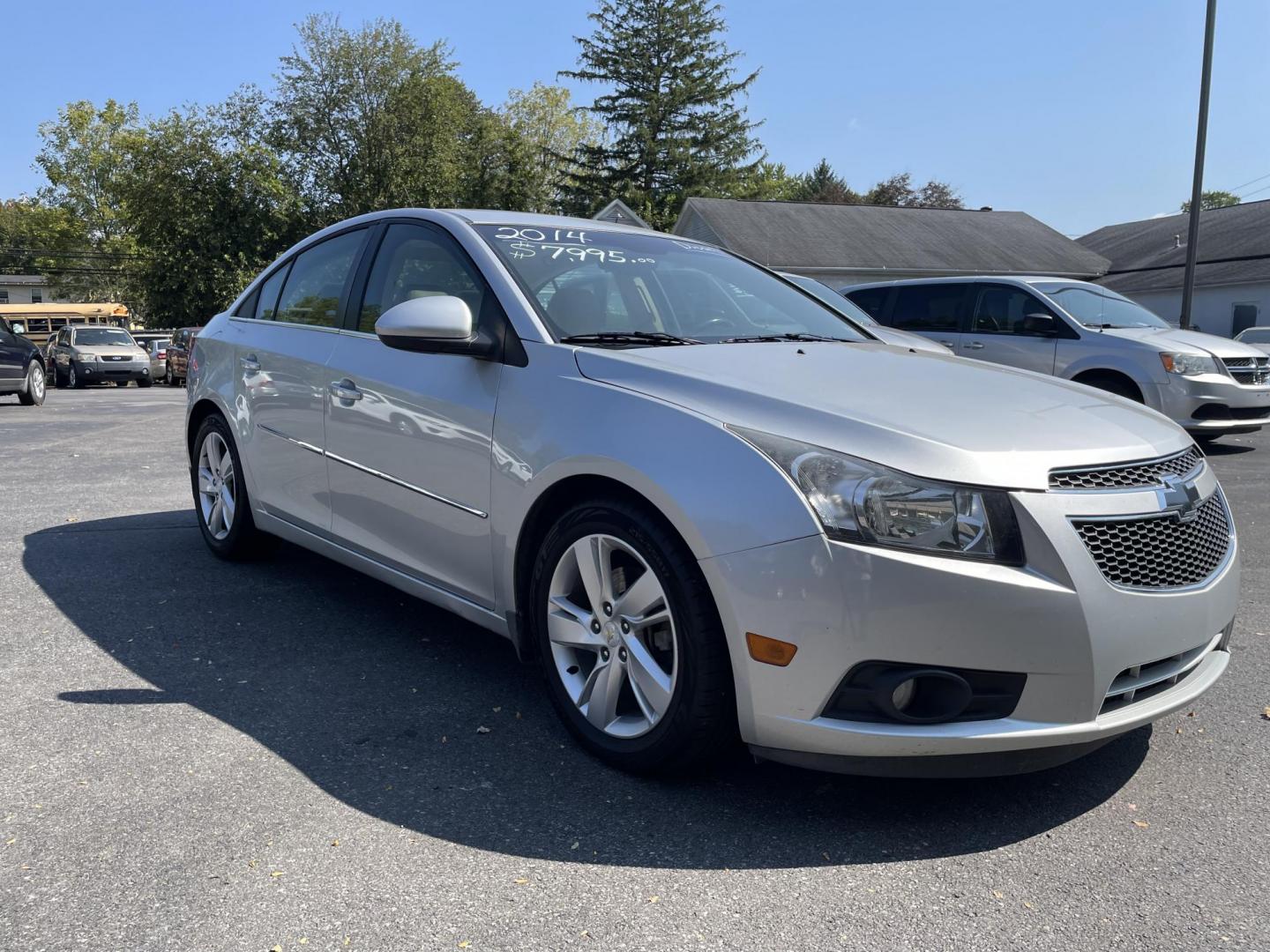 2014 silver Chevrolet Cruze Diesel (1G1P75SZ8E7) with an 2.0L L4 DOHC 16V DIESEL engine, 6-Speed Automatic transmission, located at 101 N. Main Street, Muncy, PA, 17756, (570) 546-5462, 41.207691, -76.785942 - Photo#1