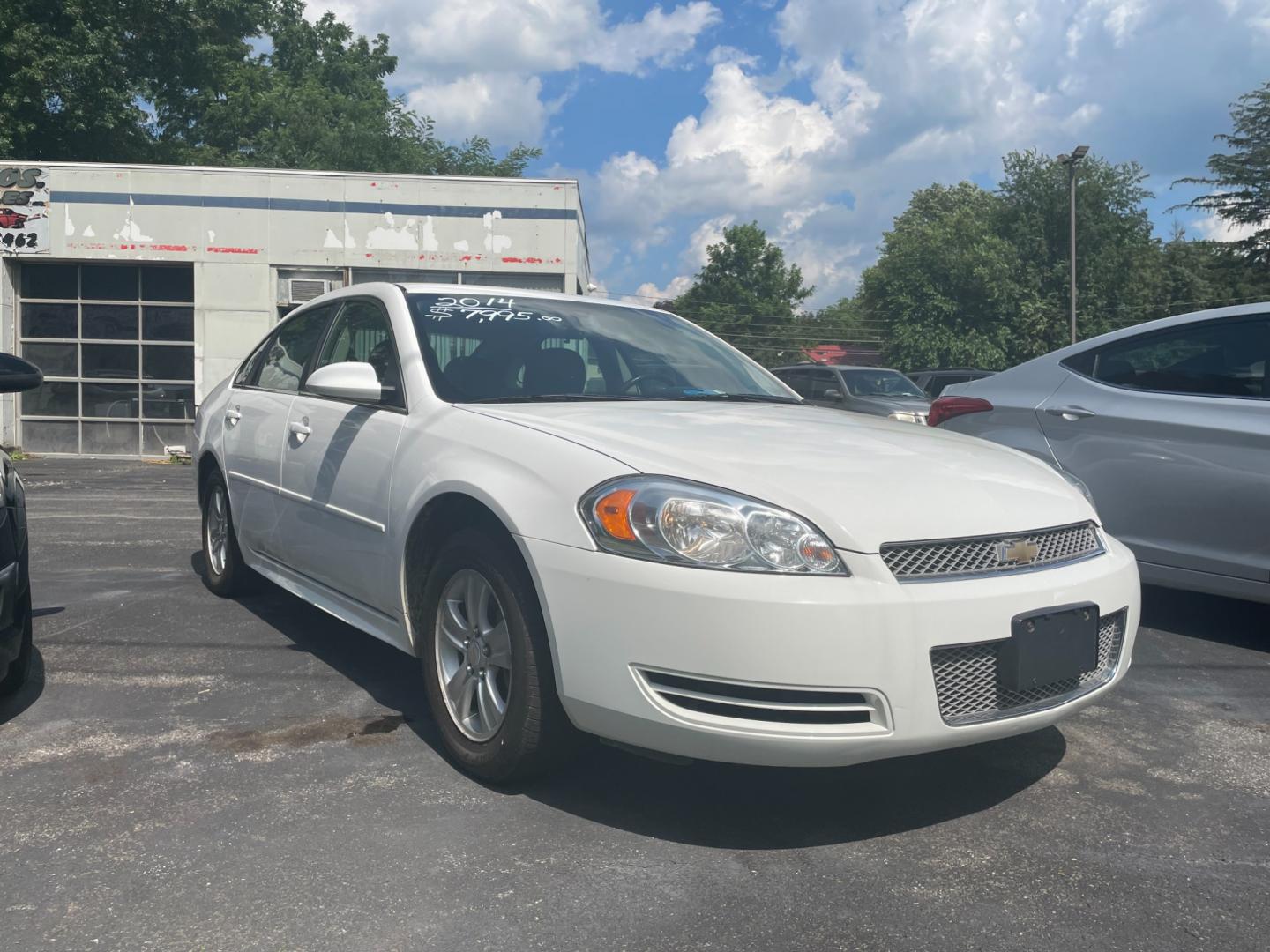 2014 White Chevrolet Impala LS (2G1WA5E34E1) with an 3.6L V6 DOHC 16V FFV engine, 6-Speed Automatic transmission, located at 101 N. Main Street, Muncy, PA, 17756, (570) 546-5462, 41.207691, -76.785942 - Photo#0