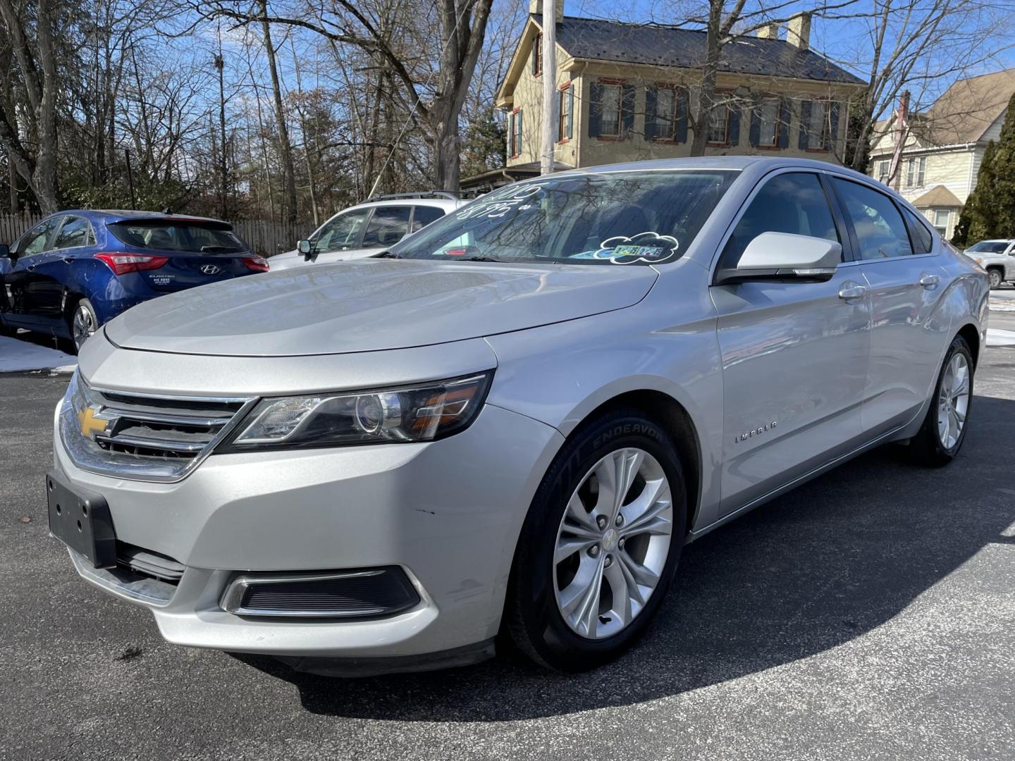 2015 silver Chevrolet Impala 2LT (1G1125S34FU) with an 3.6L V6 DOHC 24V FFV engine, 6-Speed Automatic transmission, located at 101 N. Main Street, Muncy, PA, 17756, (570) 546-5462, 41.207691, -76.785942 - Photo#0