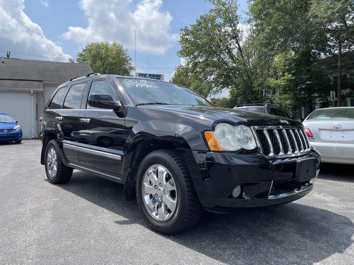 2008 black Jeep Grand Cherokee Overland 4WD (1J8HR68258C) with an 5.7L V8 OHV 16V engine, 5-Speed Automatic Overdrive transmission, located at 101 N. Main Street, Muncy, PA, 17756, (570) 546-5462, 41.207691, -76.785942 - Photo#0