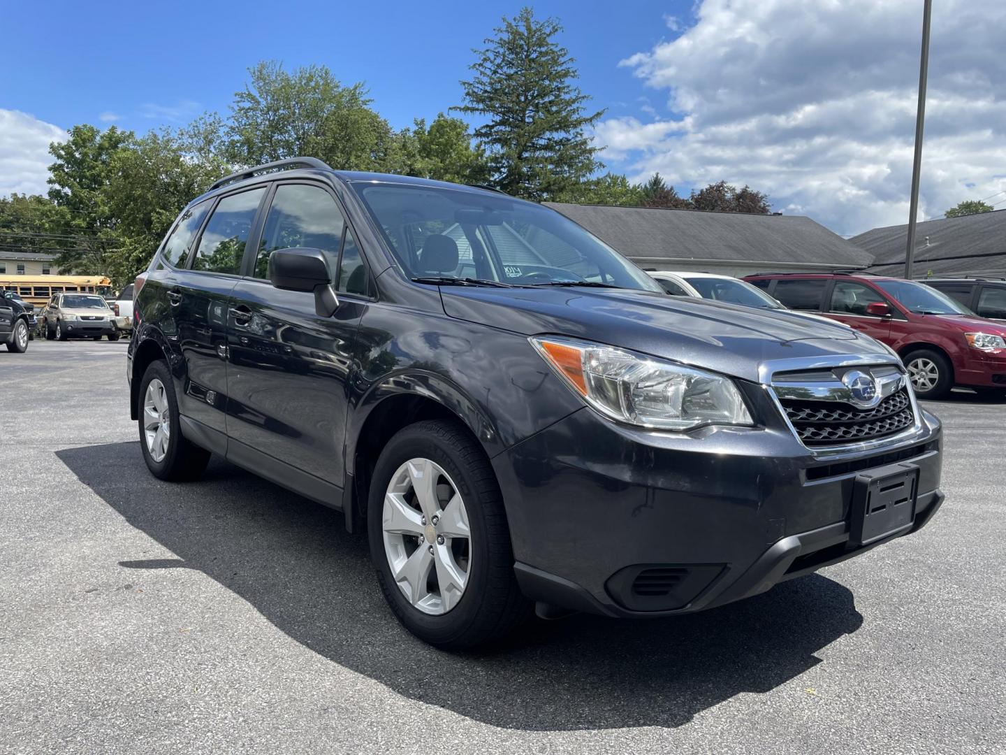 2015 Subaru Forester 2.5i Premium (JF2SJABC6FH) with an 2.5L H4 SOHC 16V engine, 6-Speed Automatic transmission, located at 101 N. Main Street, Muncy, PA, 17756, (570) 546-5462, 41.207691, -76.785942 - Photo#1