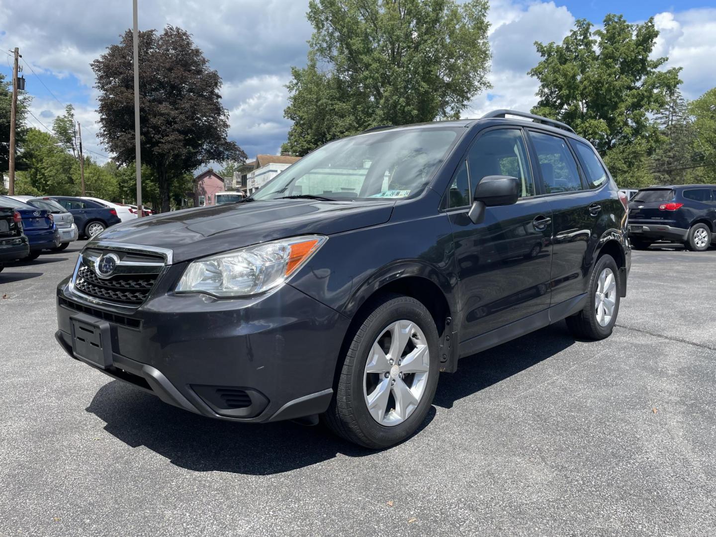 2015 Subaru Forester 2.5i Premium (JF2SJABC6FH) with an 2.5L H4 SOHC 16V engine, 6-Speed Automatic transmission, located at 101 N. Main Street, Muncy, PA, 17756, (570) 546-5462, 41.207691, -76.785942 - Photo#0