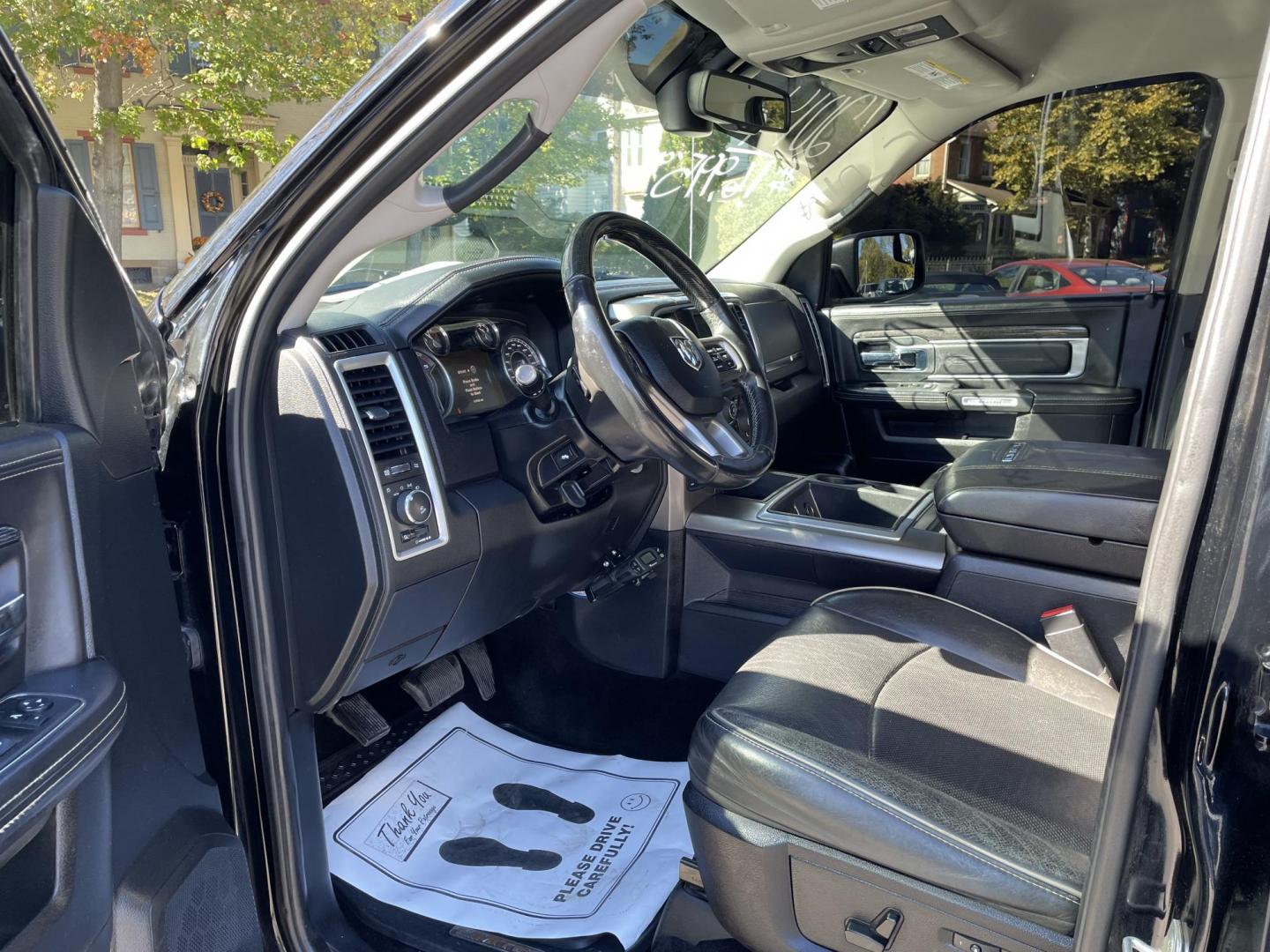 2014 black RAM 1500 Laramie Limited Longhorn Edition Crew Cab LWB 4WD (1C6RR7WM2ES) with an 3.0L V6 DIESEL engine, 6-Speed Automatic transmission, located at 101 N. Main Street, Muncy, PA, 17756, (570) 546-5462, 41.207691, -76.785942 - Photo#8