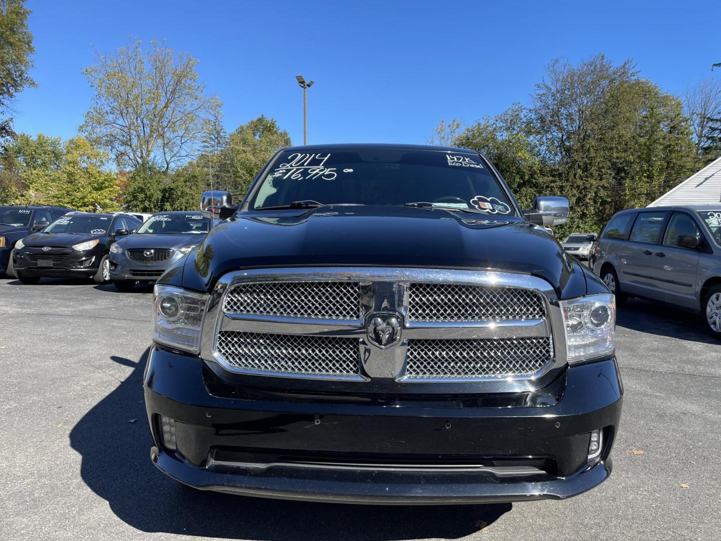 2014 black RAM 1500 Laramie Limited Longhorn Edition Crew Cab LWB 4WD (1C6RR7WM2ES) with an 3.0L V6 DIESEL engine, 6-Speed Automatic transmission, located at 101 N. Main Street, Muncy, PA, 17756, (570) 546-5462, 41.207691, -76.785942 - Photo#6