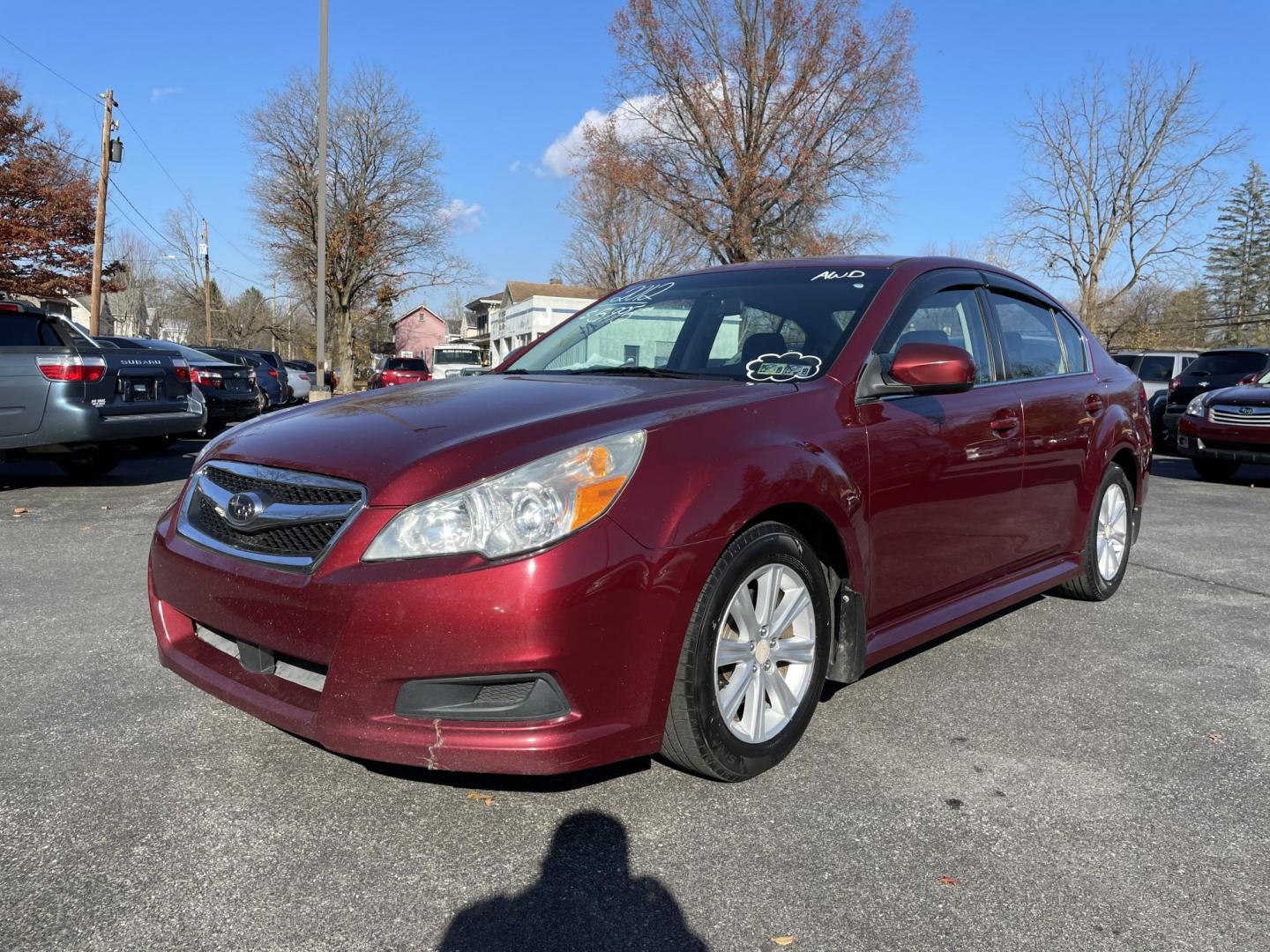 2012 Subaru Legacy 2.5i Premium (4S3BMBC69C3) with an 2.5L H4 SOHC 16V engine, Continuously Variable Transmission transmission, located at 101 N. Main Street, Muncy, PA, 17756, (570) 546-5462, 41.207691, -76.785942 - Photo#1