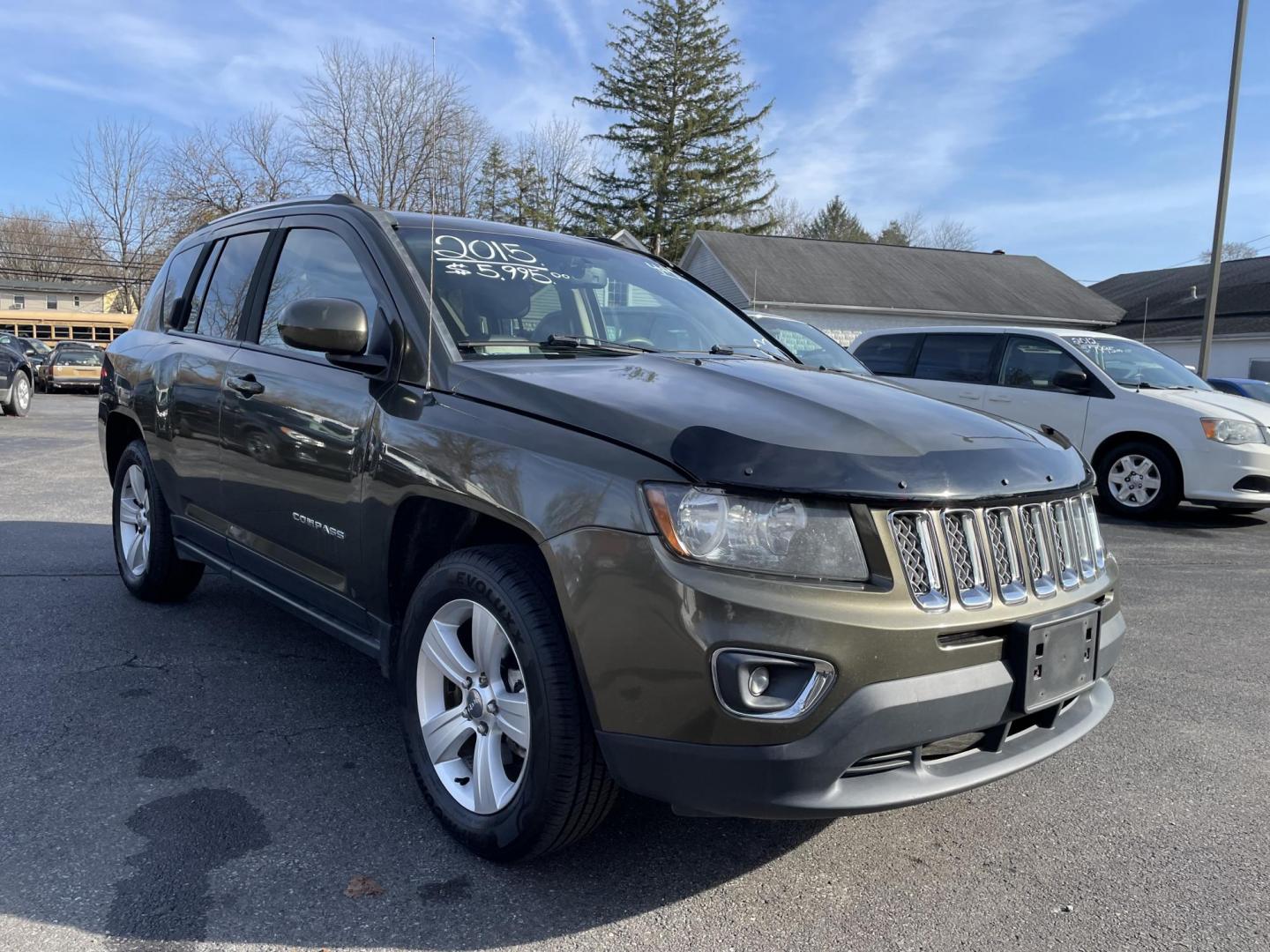 2015 Jeep Compass Latitude 4WD (1C4NJDEB6FD) with an 2.4L L4 DOHC 16V engine, Continuously Variable Transmission transmission, located at 101 N. Main Street, Muncy, PA, 17756, (570) 546-5462, 41.207691, -76.785942 - Photo#1