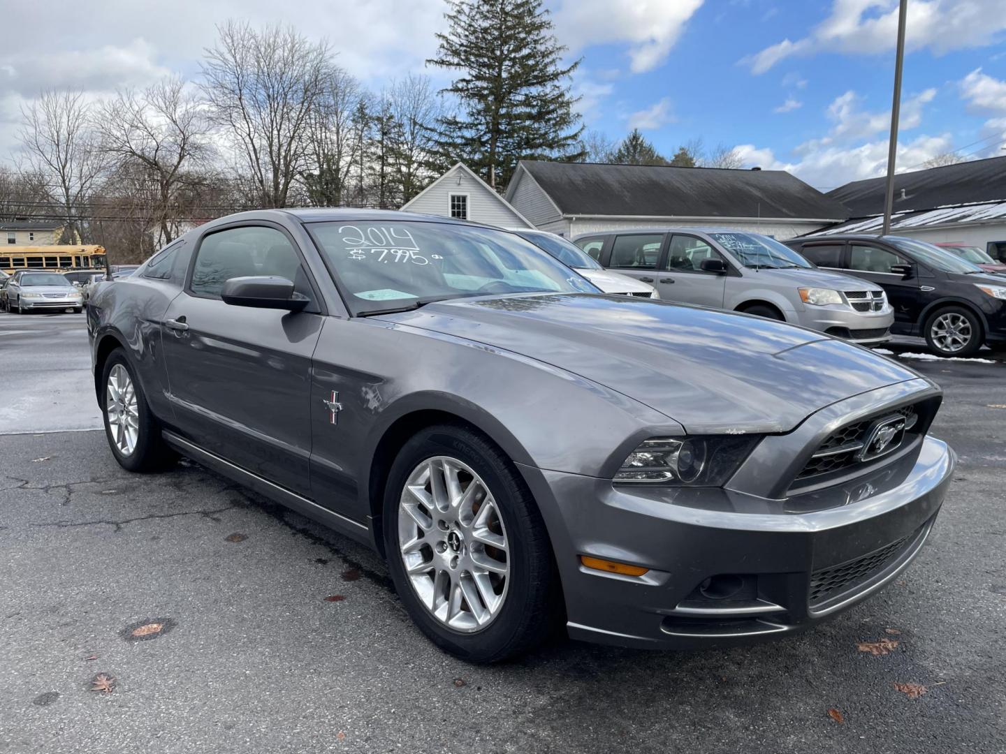 2014 Ford Mustang V6 Coupe (1ZVBP8AM1E5) with an 3.7L V6 DOHC 24V engine, located at 101 N. Main Street, Muncy, PA, 17756, (570) 546-5462, 41.207691, -76.785942 - Photo#0