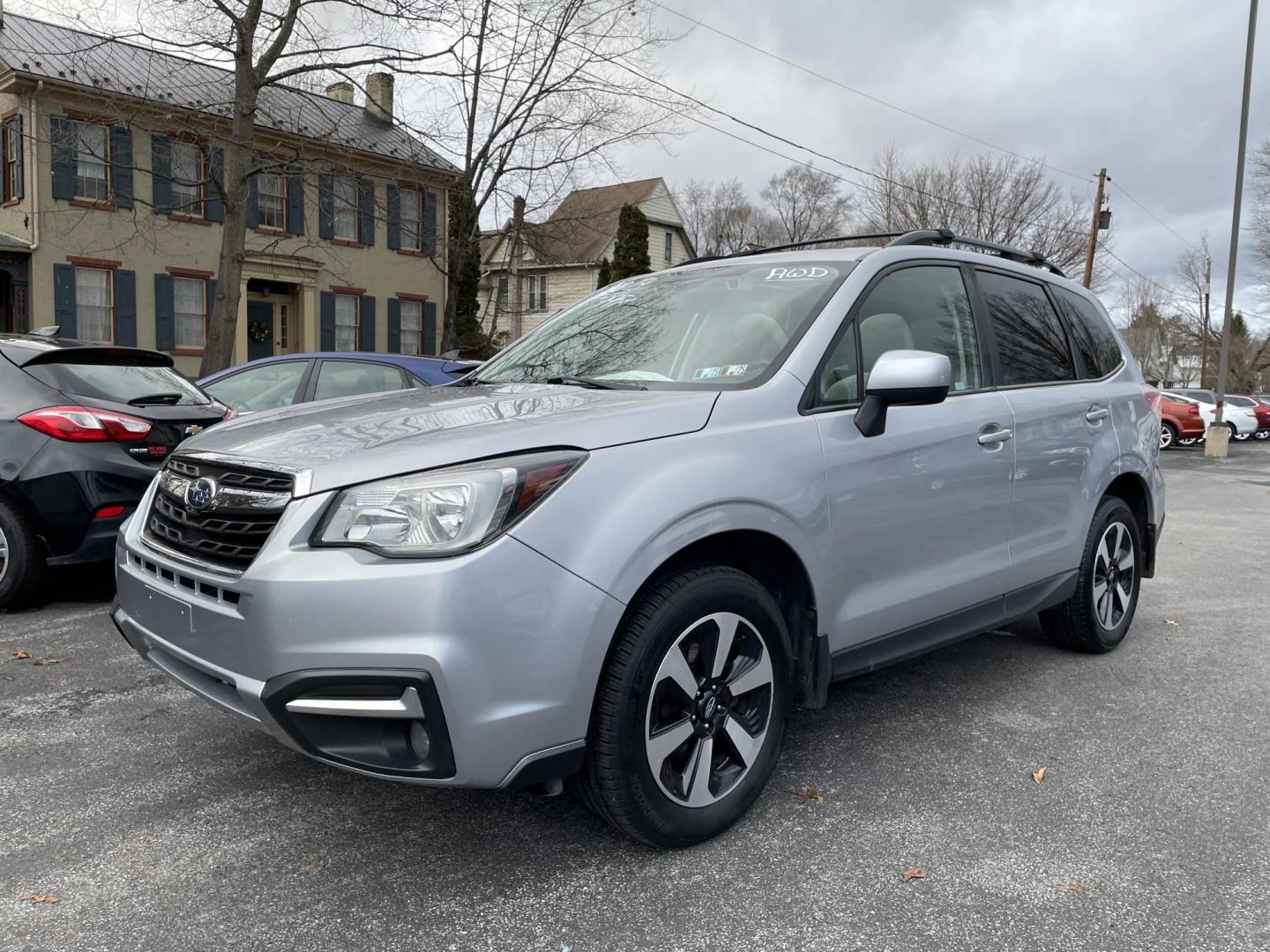 2018 Subaru Forester 2.5i Premium PZEV CVT (JF2SJAGC1JH) with an 2.5L H4 SOHC 16V engine, CVT transmission, located at 101 N. Main Street, Muncy, PA, 17756, (570) 546-5462, 41.207691, -76.785942 - Photo#0