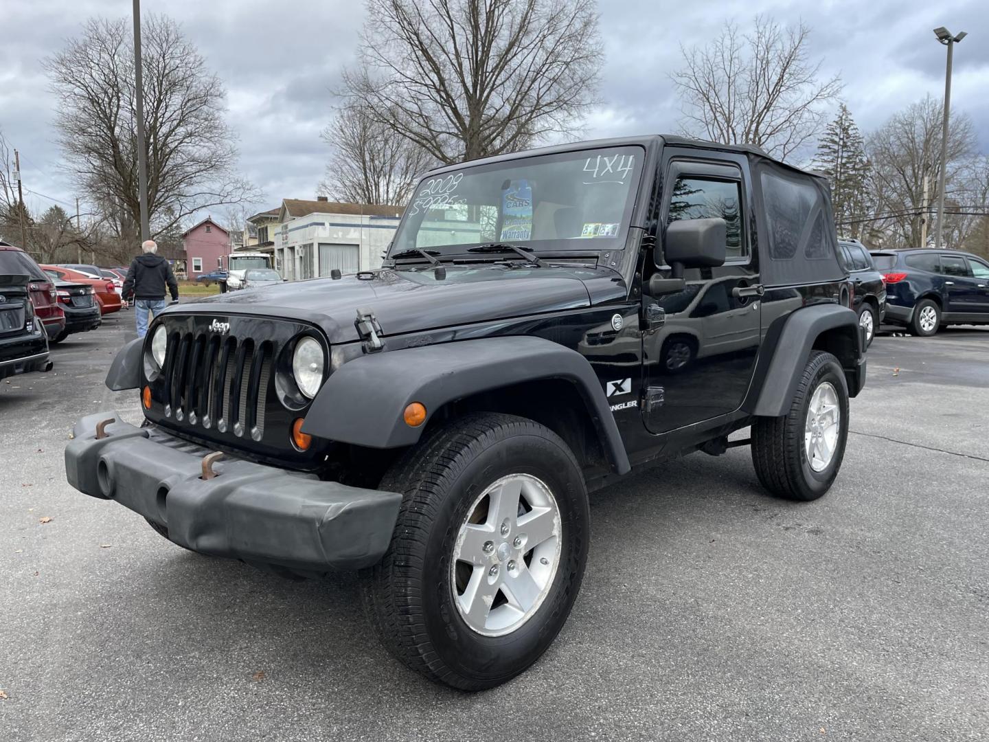 2008 Jeep Wrangler X (1J4FA24128L) with an 3.8L V6 OHV 12V engine, 5-Speed Manual transmission, located at 101 N. Main Street, Muncy, PA, 17756, (570) 546-5462, 41.207691, -76.785942 - Photo#0