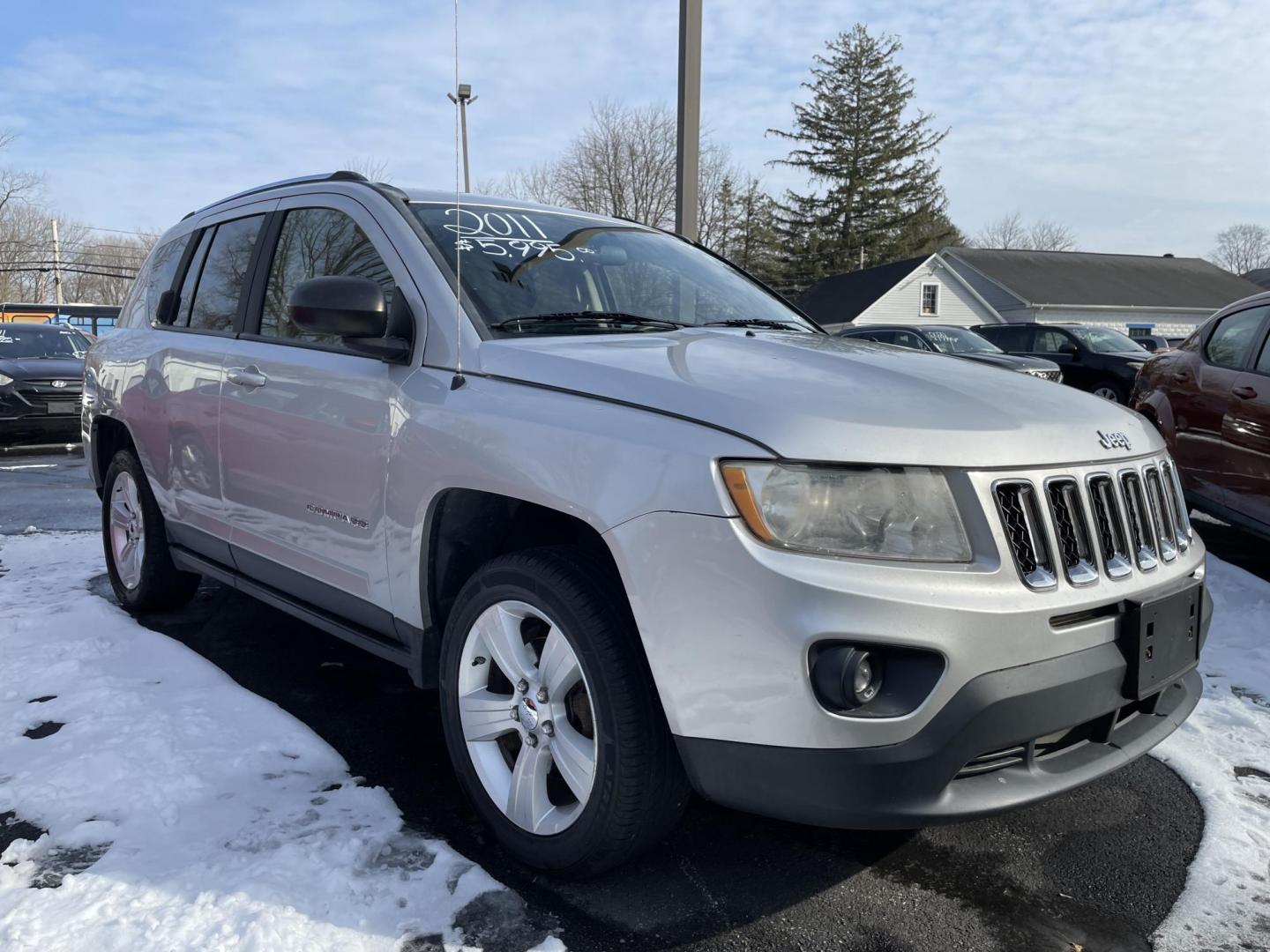 2011 Jeep Compass Sport 4WD (1J4NF1FB1BD) with an 2.4L L4 DOHC 16V engine, Automatic Overdrive transmission, located at 101 N. Main Street, Muncy, PA, 17756, (570) 546-5462, 41.207691, -76.785942 - Photo#0